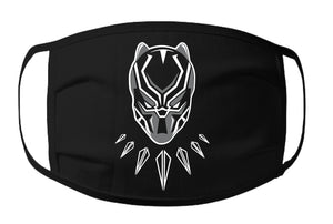 BP - BlackPanther Face Mask - 100% Cotton 3 Layer / Washable