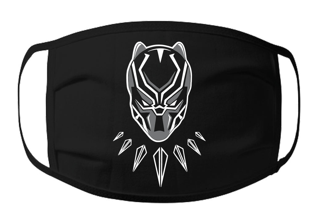 BP - BlackPanther Face Mask - 100% Cotton 3 Layer / Washable