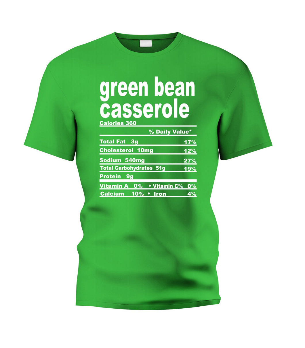 Green Bean Casserole Nutritional Facts Tee