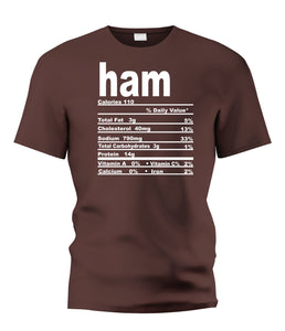 Ham Nutritional Facts Tee