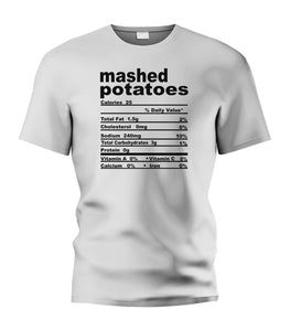 Mashed Potatoes Nutritional Facts Tee