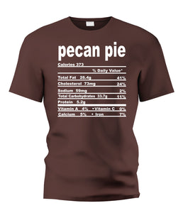Pecan Pie  Nutritional Facts Tee