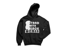 Load image into Gallery viewer, SWBF: Stand With Black Women, Face Hoodie (Unisex)
