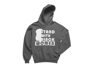 SWBF: Stand With Black Women, Face Hoodie (Unisex)