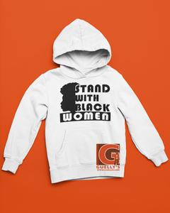 SWBF: Stand With Black Women, Face Hoodie (Unisex)