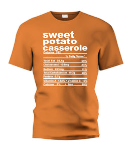 Sweet Potato Casserole Nutritional Facts Tee