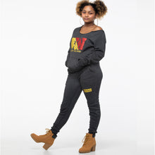 Load image into Gallery viewer, WOKE: &quot;Stop The Divide&quot; Ladies Fleece Jogger - Set
