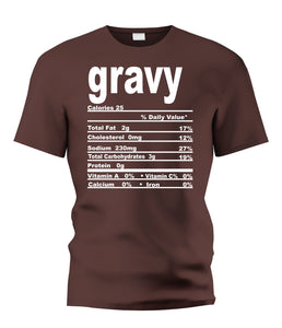 Gravy Nutritional Facts Tee
